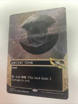 Ancient Tomb, 0001, Borderless, Magic the gathering, MTG NM Free Shipping - Image 1