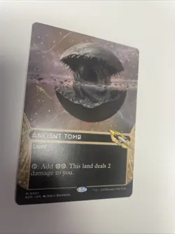 Ancient Tomb, 0001, Borderless, Magic the gathering, MTG NM Free Shipping - Image 2