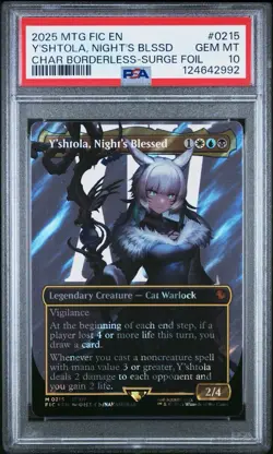 PSA 10 Magic the Gathering Y’shtola Nights Blessed Surge Foil 215 Final Fantasy - Image 1
