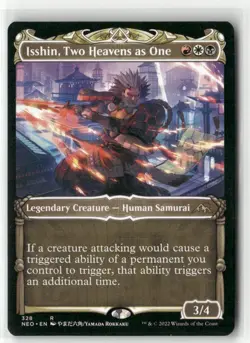 Magic the Gathering Isshin, Two Heavens as One Showcase Kamigawa Neon Dynasty - Image 1