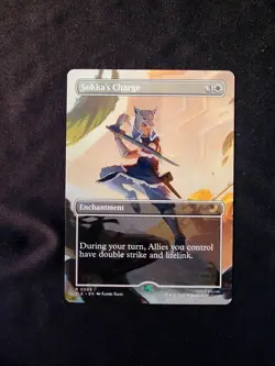 MTG Avatar: The Last Airbender, Sokka's Charge Borderless - Image 1
