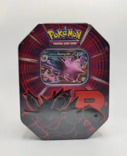 Pokemon Team Rocket Nidoking EX Tin Box, Deutsch NEU & OVP Top🌟 - Image 1