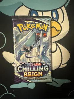 Pokemon Chilling Reign Factory Sealed Booster Pack 1 Pack - Image 1
