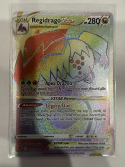 2022 Pokemon SWSH12: Silver Tempest #201/195 Regidrago VSTAR (Secret) - Image 1