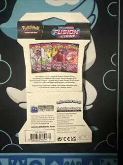 Pokemon TCG Fusion Strike Sleeved Factory Sealed Pack - Image 2
