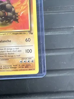 Pokemon Tcg gOLEM 36/62 1st Edition Fossil Set (nm) - Image 4