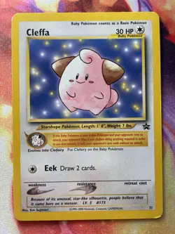 Cleffa #31 Non Holo Rare Black Star Promo WoTC Pokemon TCG - Image 1