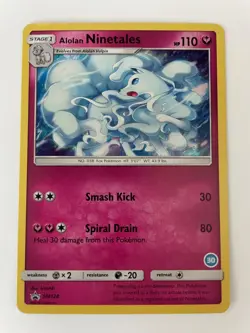 Pokemon TCG - Alolan Ninetales SM128 - HOLO - Black Star Promo -NM/MT - Image 1