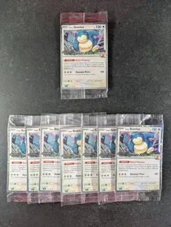 2025 Pokemon HOP'S SNORLAX 117/159 JTG EN Promo Cosmos Holo Lots of 8 (B) - Image 1