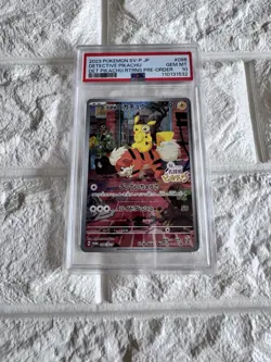 2023 POKEMON JAPANESE SV-P PROMO 098 DETECTIVE PIKACHU DETECTIVE PIKACHU PSA10 - Image 5