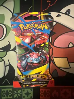 Pokemon Mega Evolution Sleeved Booster Pack - Image 1