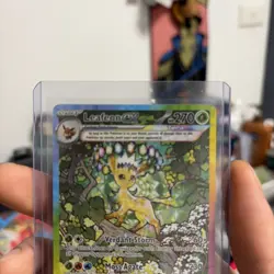 Pokemon TCG SV-Prismatic Evolutions Leafeon ex #144/131 SIR - Image 4