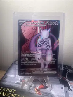 Pokemon TCG - Team Rocket's Mewtwo EX 213/182 Destined Rivals - NEAR MINT - Image 1