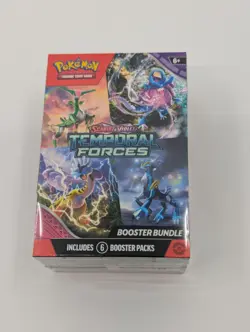 Pokemon TCG Scarlet & Violet Temporal Forces Booster Bundle (6 Packs) SEALED - Image 1