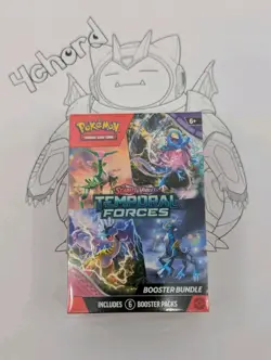 Pokemon TCG Scarlet & Violet Temporal Forces Booster Bundle (6 Packs) SEALED - Image 2