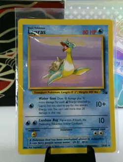 ** Lapras 25/62 Fossil Pokemon TCG Non Holo Rare Vintage WOFC NM - Image 1