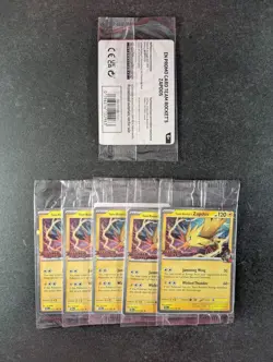 2025 Pokemon TEAM ROCKET'S ZAPDOS 070/182 DRI EN Promo Cosmos Holo Lots Of 6 - Image 2
