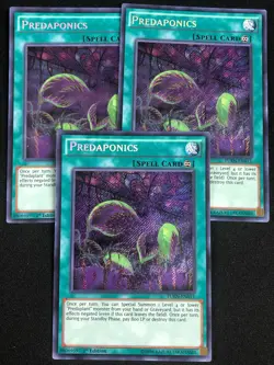 YUGIOH PREDAPONICS FUEN-EN011 1ST SECRET X3 NM - Image 1