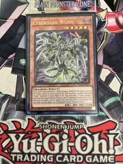 Cyberdark Wurm Ultra Rare 1st Edition ALIN-EN027 Yugioh - Image 1