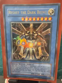 Yu-Gi-Oh! “RESHEF THE DARK BEING” Ultimate Rare 1st Ed TLM-EN033 - Image 1