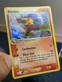 Blaziken 20/110 Ex Holon Phantoms Stamped Reverse Holo Foil Rare Pokemon Card HP - Image 4