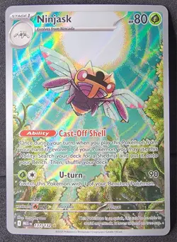 Pokemon Card Ninjask 137/132 Illustration Rare Mega Evolution NM TCG - Image 1