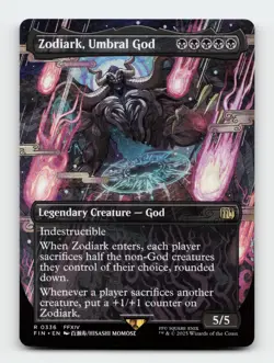 Zodiark, Umbral God (Borderless) FINAL FANTASY Magic The Gathering MTG Card - Image 1