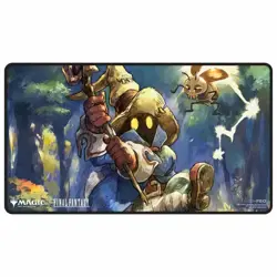 Magic Final Fantasy card playmat ultra pro Vivi Ornitier Black Stitched Playmat - Image 1