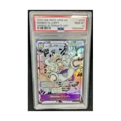 Monkey.D.Luffy - OP05-119 Luffy Manga Card English [PRB01] - One Piece TCG PSA 9 - Image 1