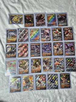 Pokemon TCG 28 Card Fighting Ultra Rare Lot Break Gx V Vmax Break Unplayed - Image 2