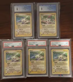 Plusle & Minun PSA & CGC Graded Card Lot Pokemon EX Dragon 2003 - Image 1