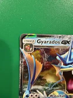 Pokemon Gyarados GX 18/111 Crimson Invasion Ultra Rare Holo TCG Card - Image 4