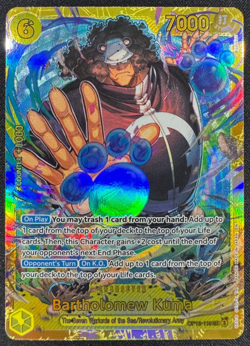 Bartholomew Kuma English SEC OP12-119 Legacy of the Master One Piece Card Game - Image 1