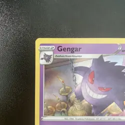 HOLO Gengar 066/196 - 2022 Pokemon Lost Origin Trick or Trade Rare Card NM - Image 3