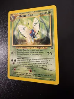 Pokemon TCG - Butterfree - 19/75 - Rare Unlimited - Neo Discovery NM Card - Image 1