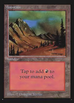 Mountain (C Dark Red) Collectors' Edition NM ABUGames - Image 1
