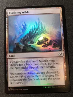 Evolving Wilds - Foil - TDM - MTG - EN - NM - 0255 - Image 1