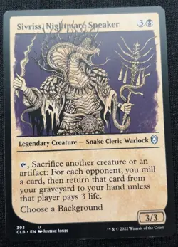Sivriss, Nightmare Speaker - Showcase - CLB - NM Unplayed - EN - 393 - Image 1