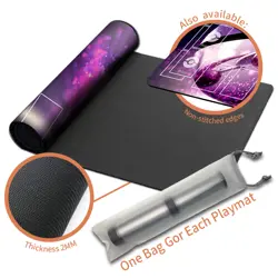 NEW Pokemon Mewtwo Playmat with Card Zones Free Bag Rubber Game Playmat of TCG - Image 4