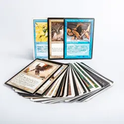 100 UNSORTED MTG CARDS BULK JOB LOT - MAGIC THE GATHERING CARDS C, U/C HOLOS - Image 1