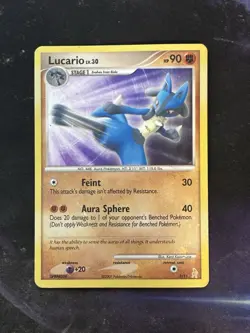 Lucario - 3/11 - Lucario Trainer Kit Holo Pokemon LP/MP - Image 1