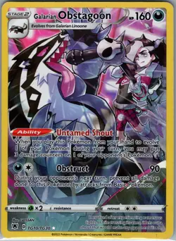 Galarian Obstagoon TG10/TG30 SWSH10: Astral Radiance - Pokemon Card - NM - Image 1