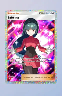 Pokemon TCG Pocket Sabrina 2 Star Rarity VIRTUAL Genetic Apex - Image 1