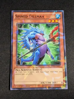Yugioh - Spined Gillman BP03-EN059 1st Edition Shatterfoil Rare NM - Image 1
