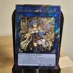 Yu-Gi-Oh! Lyna the Light Charmer, Lustrous RA04-EN081 Platinum Secret Rare NM - Image 1