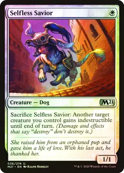 Selfless Savior (NM) Foil #36 Core Set 2021 M21 Magic card MTG - Image 1