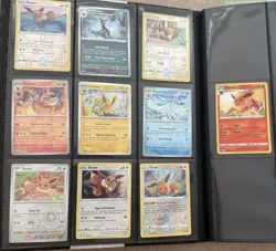 Pokemon Trading Card Game Rare Eeveelution Cards Set - Image 1