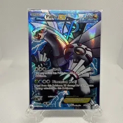 2013 Palkia Ex Plasma Blast Pokemon Card #100 Authentic MP Full Art 100/101 - Image 1