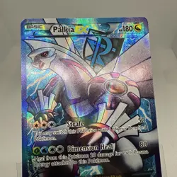 2013 Palkia Ex Plasma Blast Pokemon Card #100 Authentic MP Full Art 100/101 - Image 4