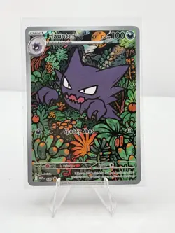 Haunter 027 Mega Evolution Black Star Promo Illustration Rare Pokemon Card NM - Image 1